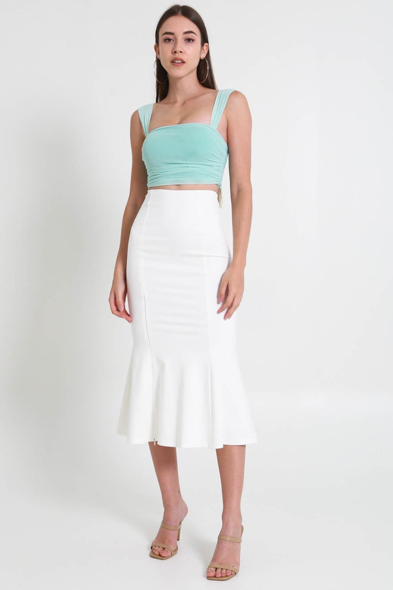 楽天 acka mermaid skirt ( white ) ロングスカート - www.icecream4u.ca