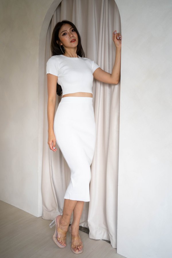 Basinda Knit 2Pcs (White)