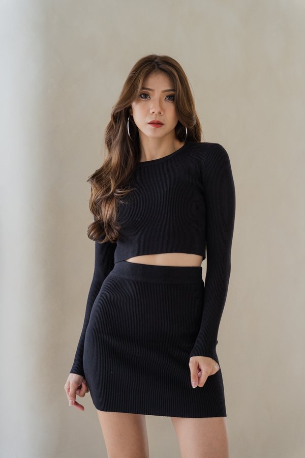 Brionna Knit 2Pcs (Black)