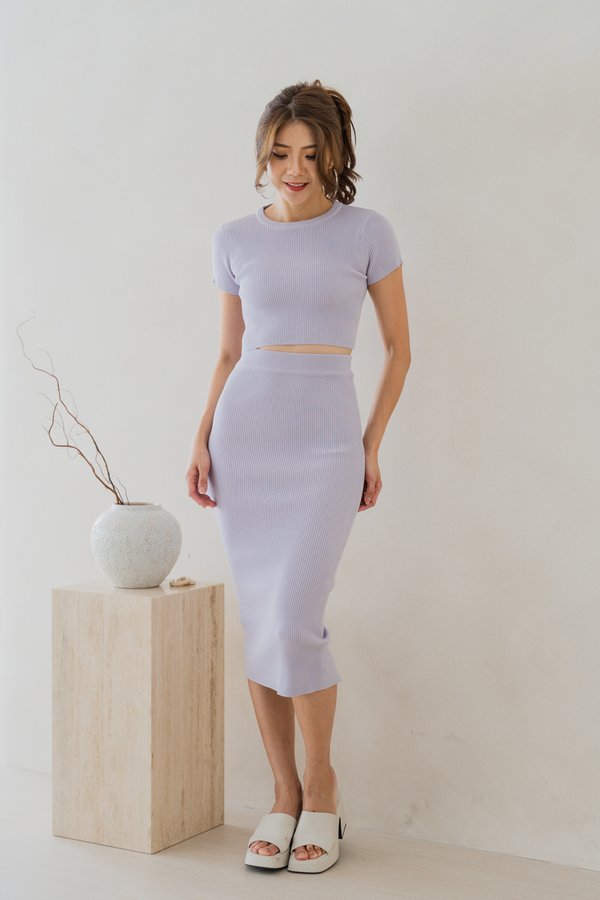 Basinda Knit 2Pcs (Lilac)