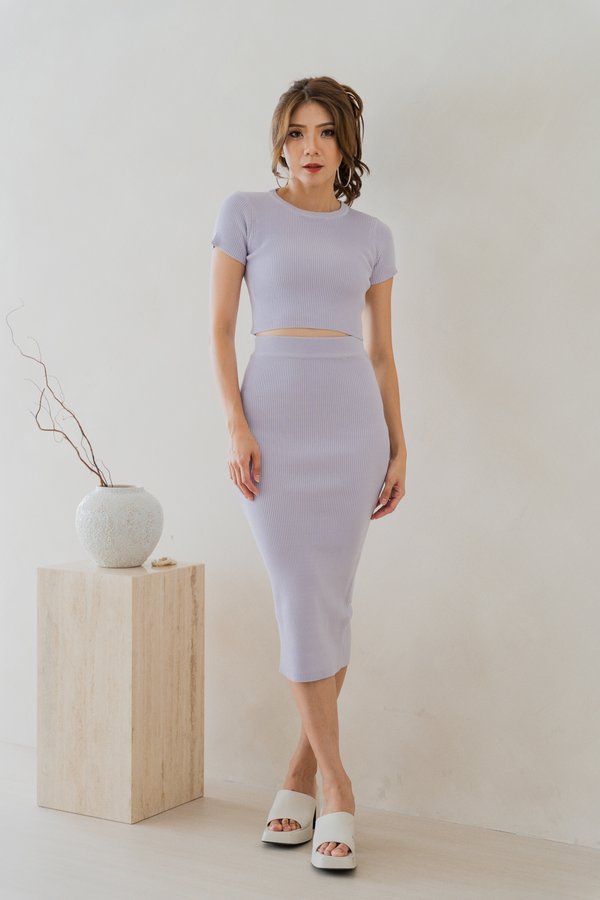 Basinda Knit 2Pcs (Lilac)