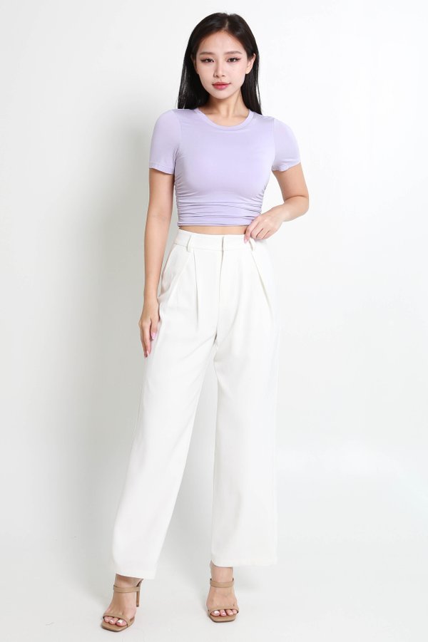 Catana Pleated Pants (White)