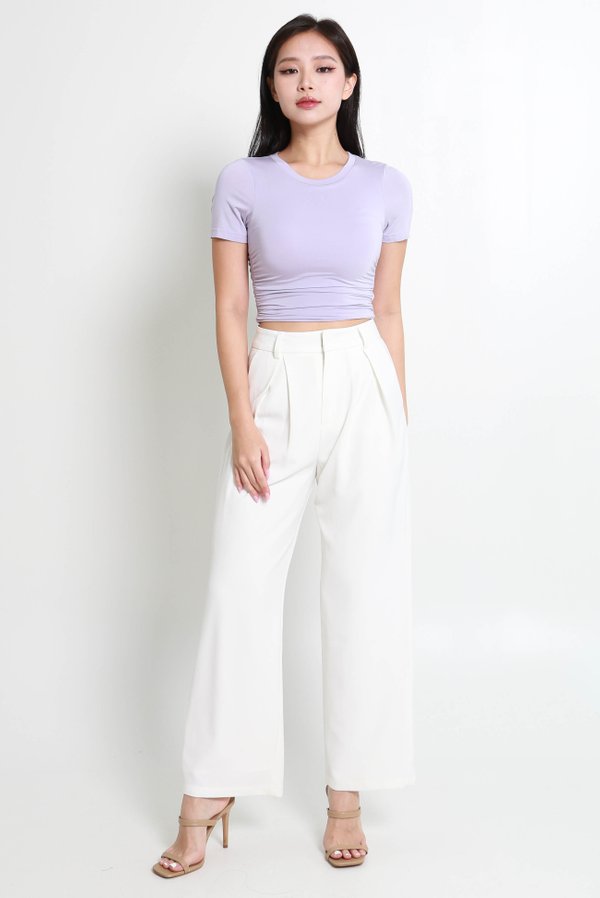 Catana Pleated Pants (White)