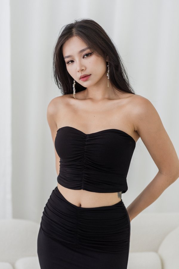 Camryn Sweetheart Tube (Black)