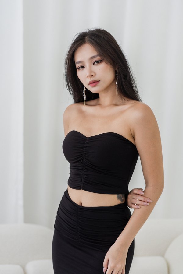 Camryn Sweetheart Tube (Black)