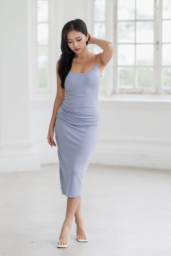 Keree Ruch Dress (Ocean Blue)  Keree Ruch Dress (Ocean Blue)