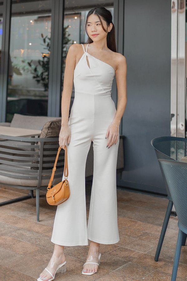 *Luxe* Baron Toga Jumpsuit (White)