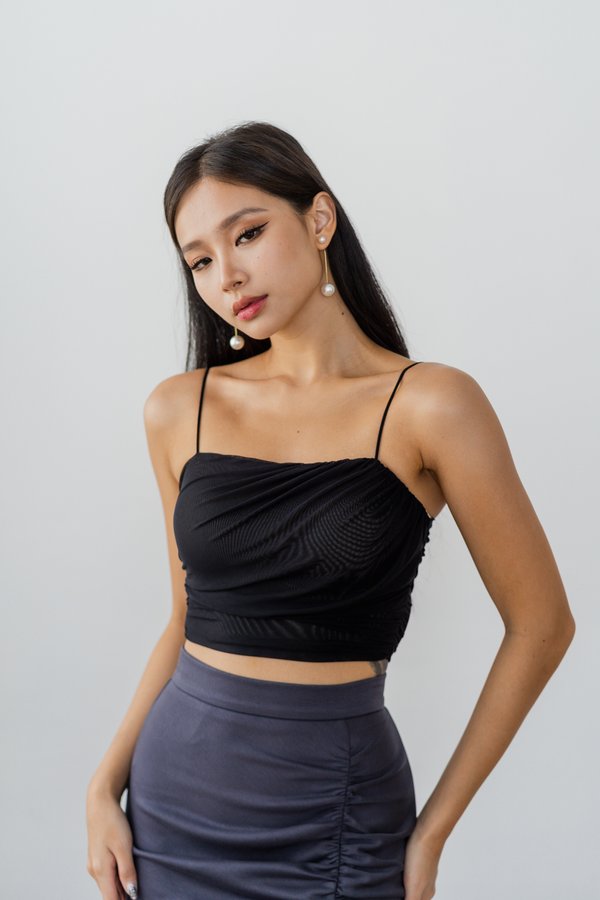 Hetty Mesh Top (Black)
