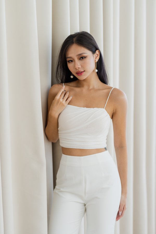 Hetty Mesh Top (White)