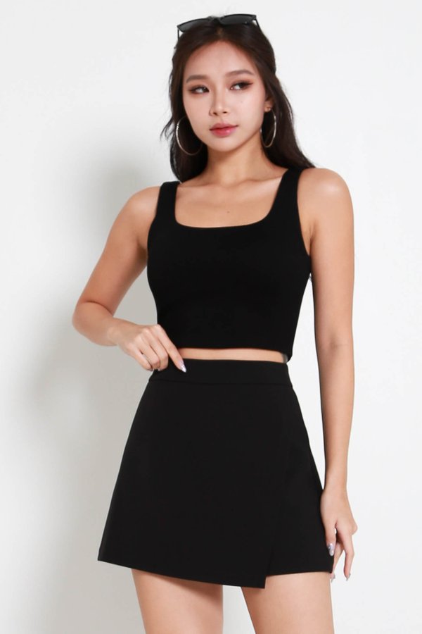 Awshanna Sl High Neck Top Dark Sapphire
