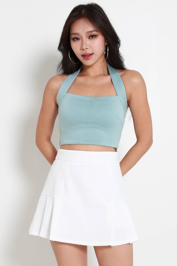 *Cloud* Gabriella Halter Top (Tiffany Blue)