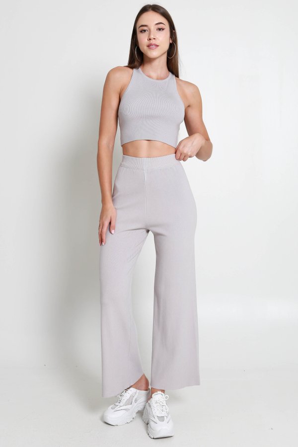 Fredona Knit 2Pcs Set (Lavender Haze) Fredona Knit 2Pcs Set (Lavender Haze)