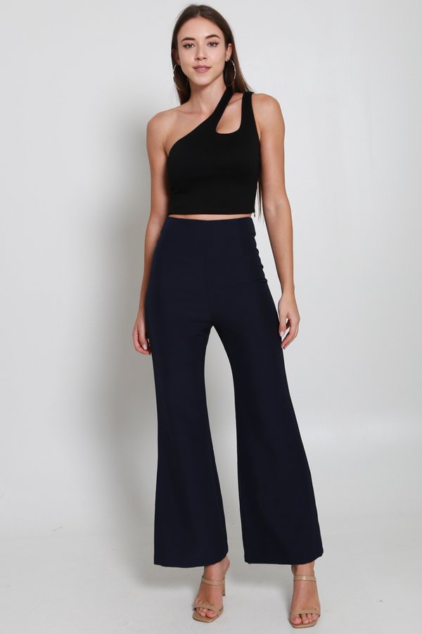 *Cloud* Delilah Toga Top (Black)