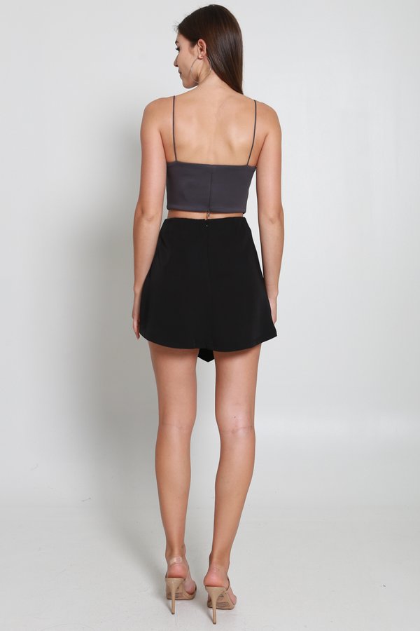 *Cloud* Denise V Neck Top (Gunmetal) *Cloud* Denise V Neck Top (Gunmetal)