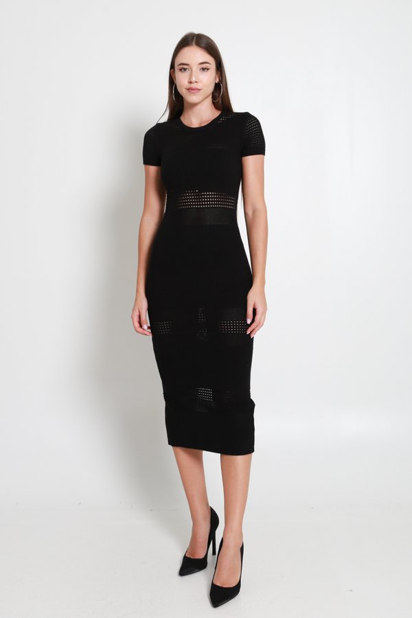 Dorea Knit Dress (Black) Dorea Knit Dress (Black)