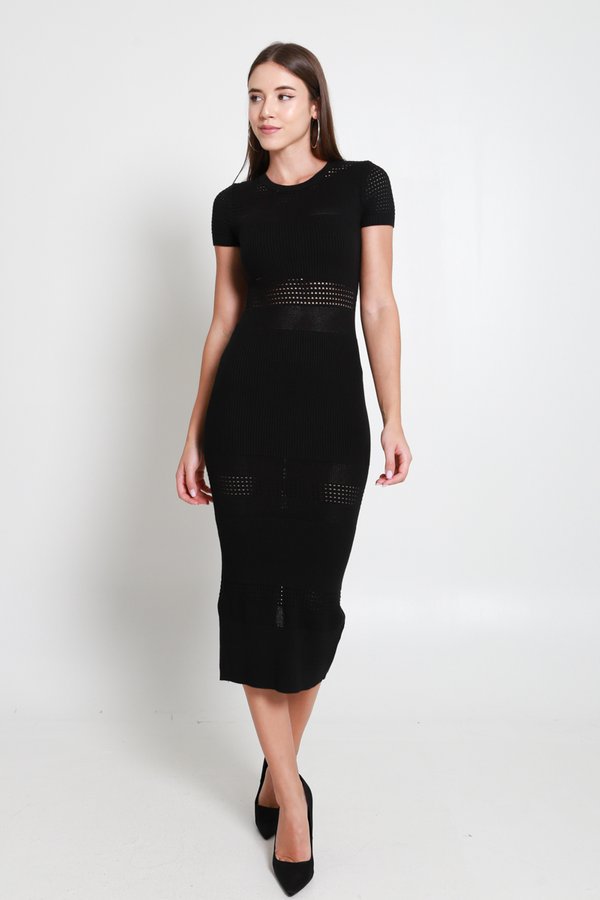 Dorea Knit Dress (Black) Dorea Knit Dress (Black)