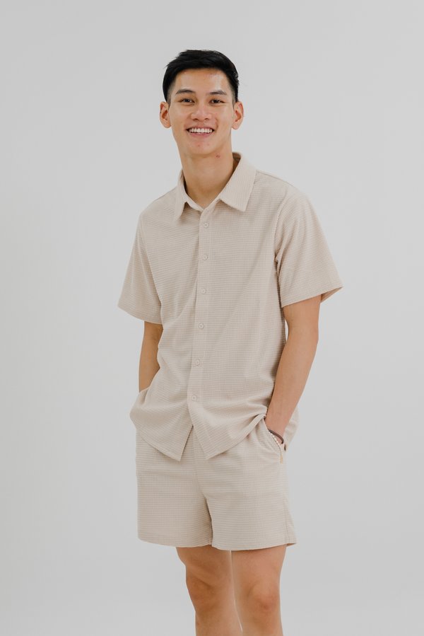 Randy Waffle Shirt (Ivory)