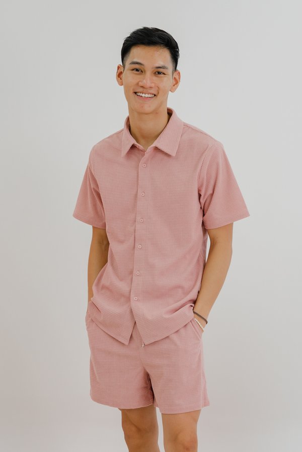 Randy Waffle Shirt (Pink)