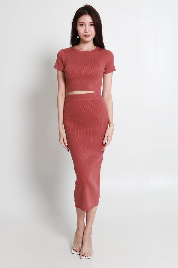 Basinda Knit 2Pcs (Rust)