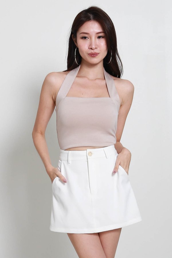 *Cloud* Gabriella Halter Top (Nude)