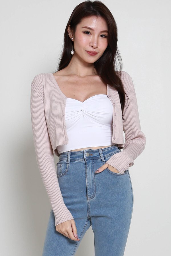 Bera Cardigan (Dusty Pink)