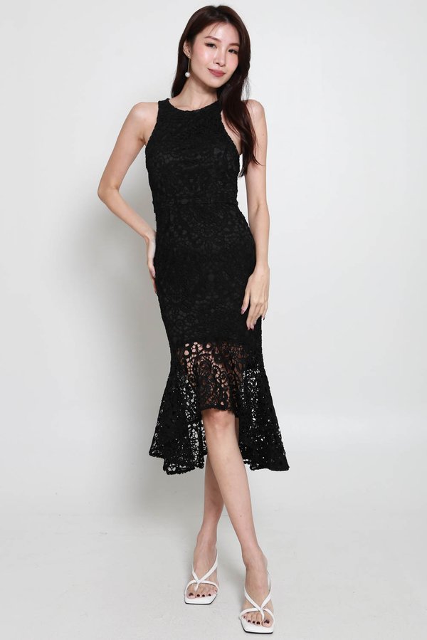 Helen Crochet Dress (Black) Helen Crochet Dress (Black)