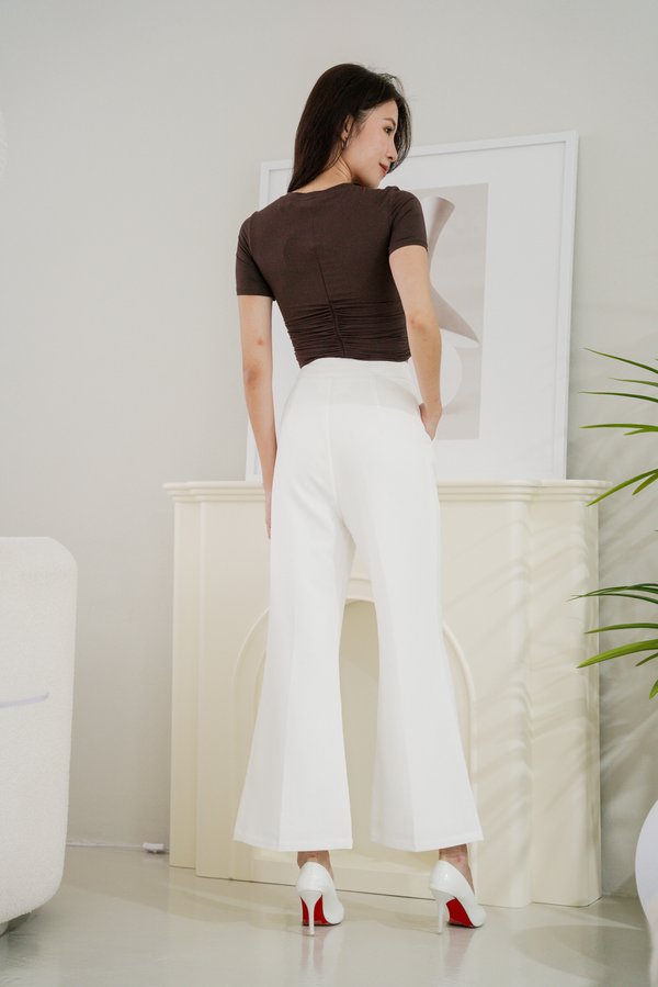 Karine Panel Pants (White) Karine Panel Pants (White)