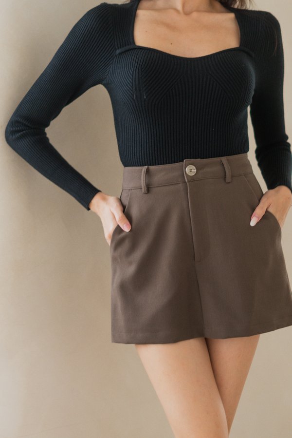 Iris Mini Skorts (Brown)