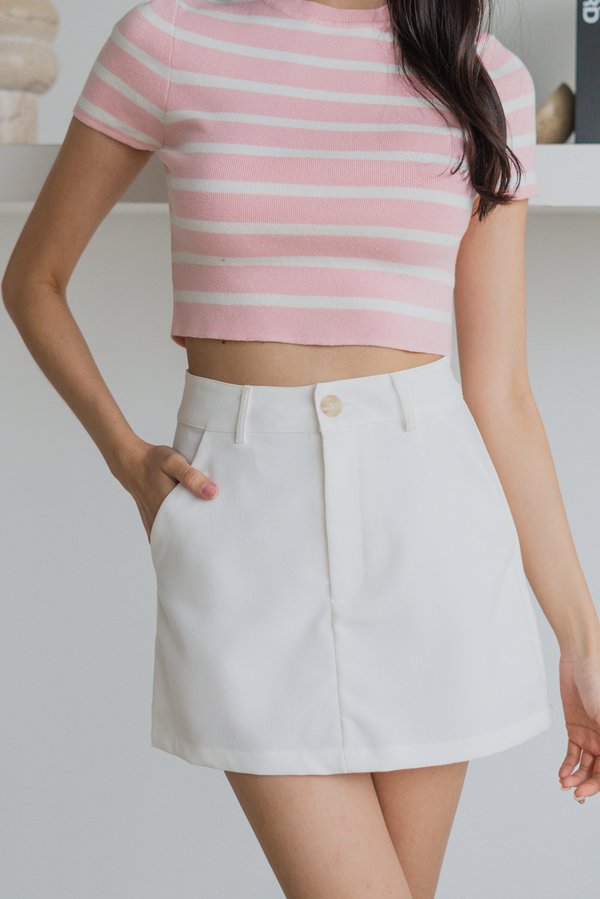 Iris Mini Skorts (White)