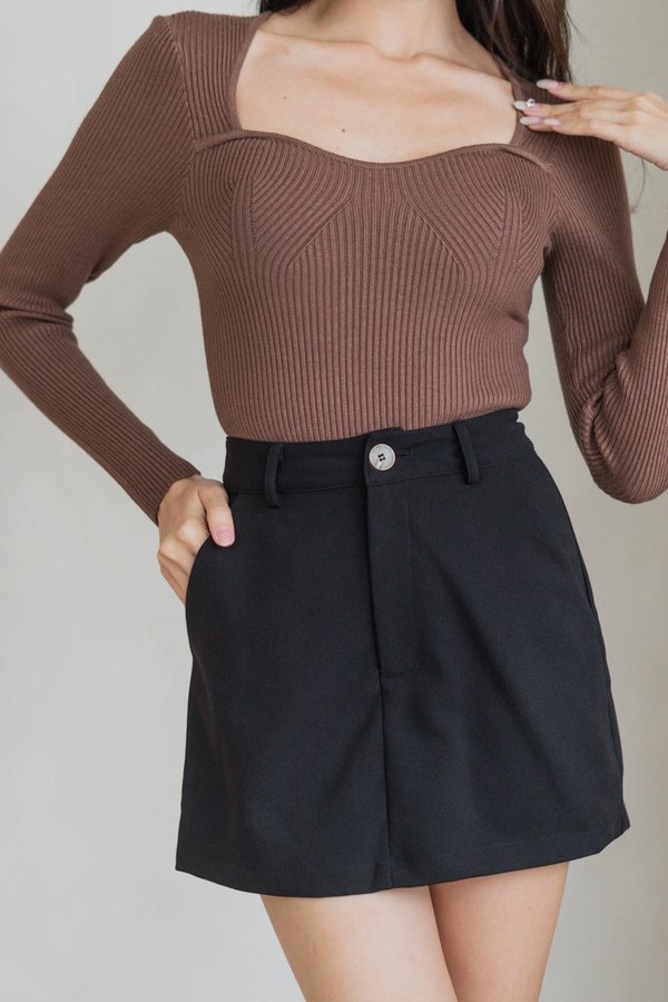 Iris Mini Skorts (Black)