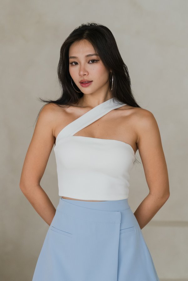 *Cloud* Elia Toga Top (White)