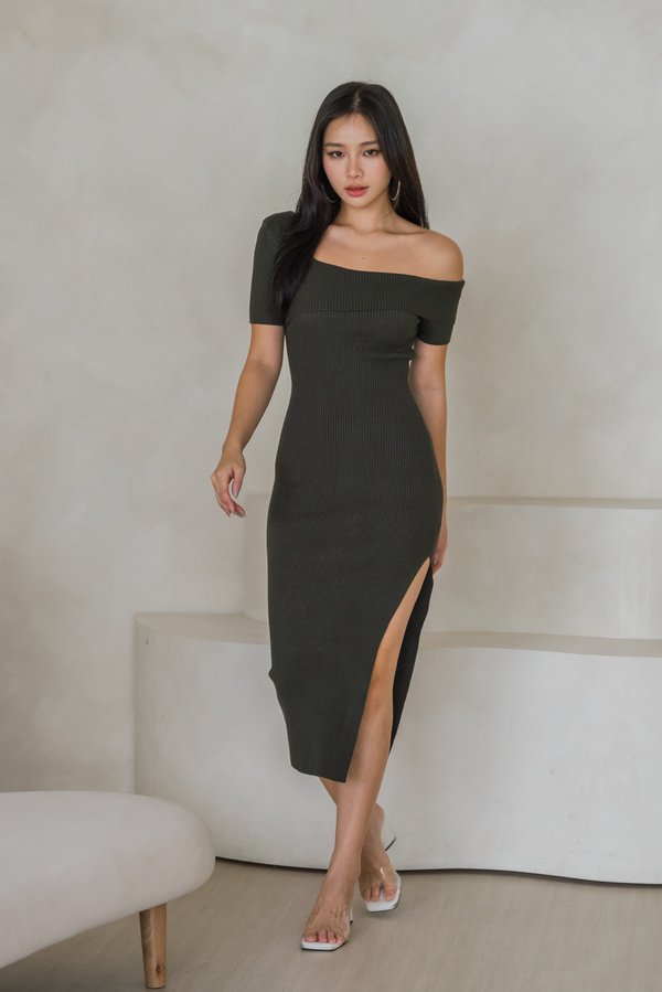 Donna One Shoulder (Olive)