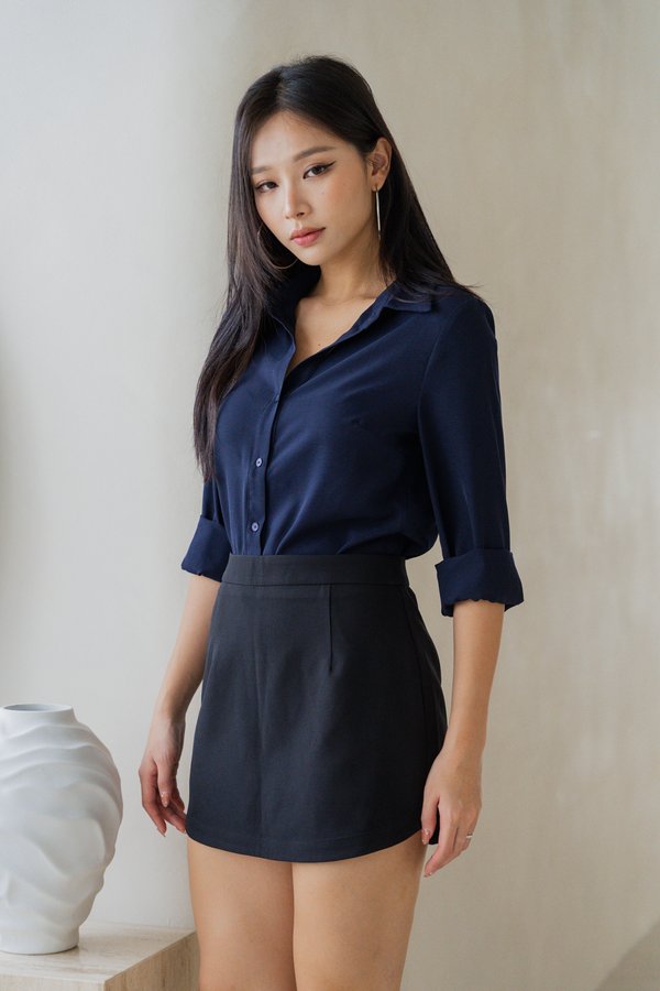 Emma Blouse (Dark Blue)