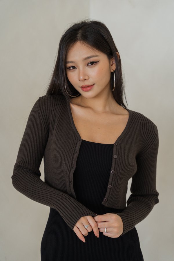 Bera Cardigan (Olive)