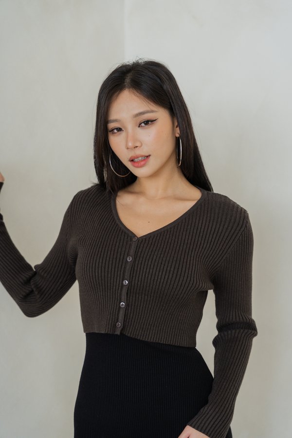 Bera Cardigan (Olive)