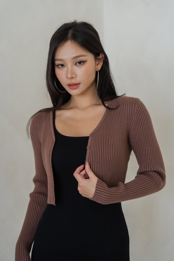 Bera Cardigan (Brown)