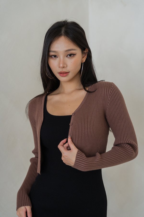 Bera Cardigan (Brown)