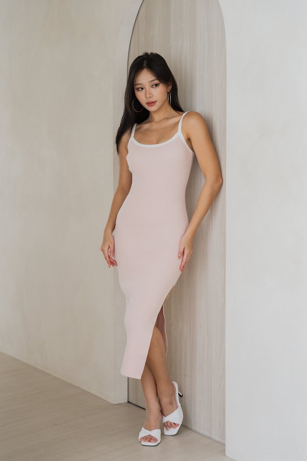 Corabel Knit Midaxi (Baby Pink)