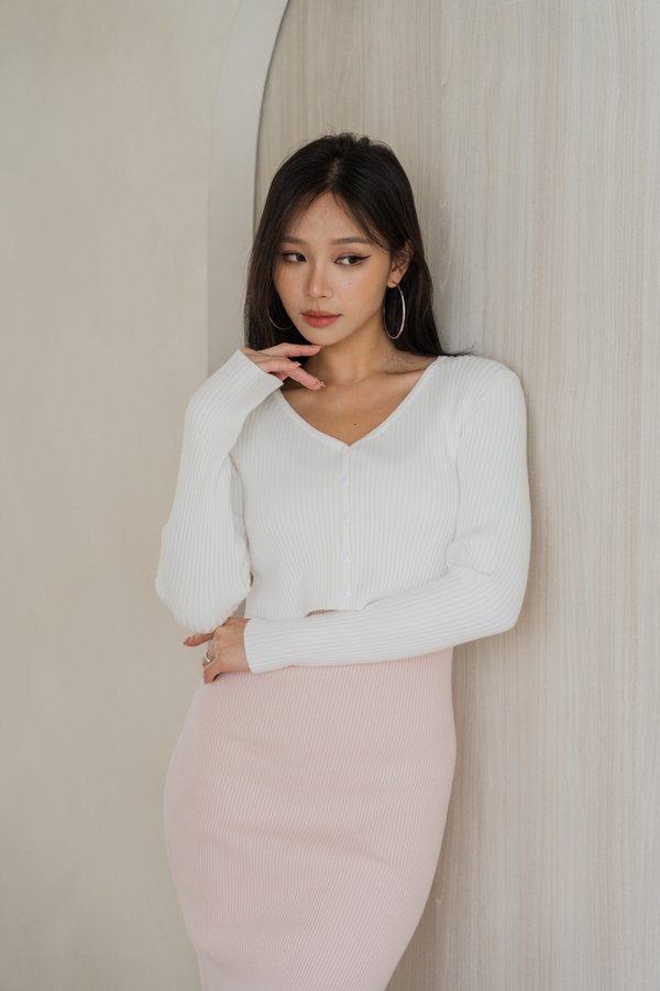 Bera Cardigan (White)