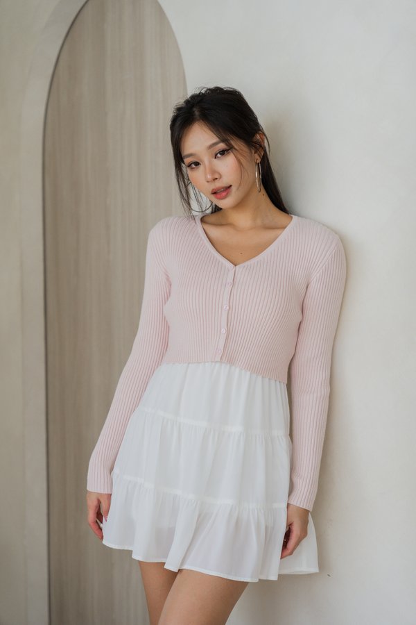 Bera Cardigan (Baby Pink) 