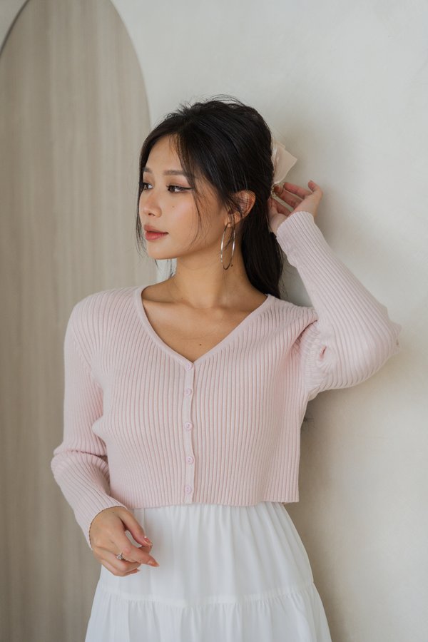 Bera Cardigan (Baby Pink) 