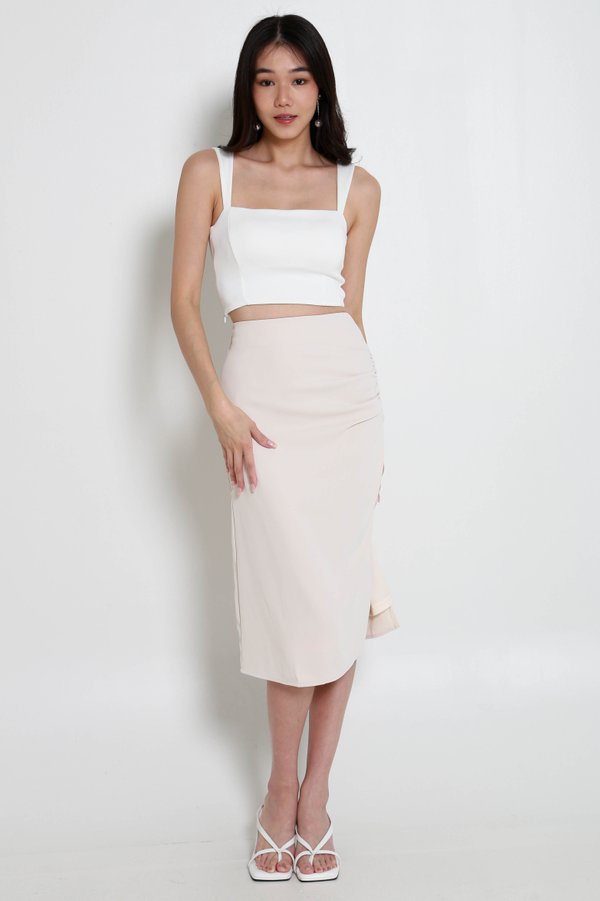 *Cloud* Andrea Straight Neck Top V2 (White) *Cloud* Andrea Straight Neck Top V2 (White)
