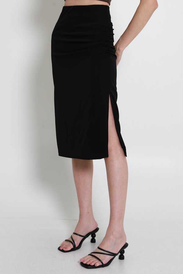 Melanie Ruch Midi Skirt (Black)