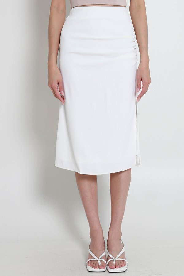 Melanie Ruch Midi Skirt (White) Melanie Ruch Midi Skirt (White)