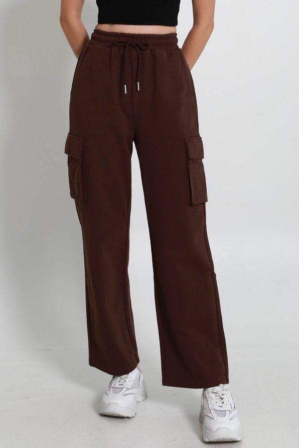 Tessie Cargo Joggers (Espresso)