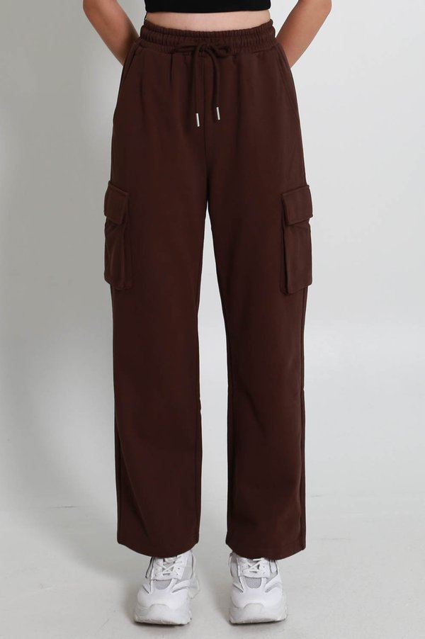 Tessie Cargo Joggers (Espresso)