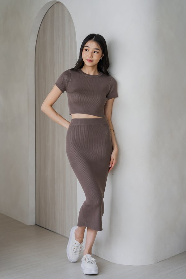 Basinda Knit 2Pcs (Cedar Brown)