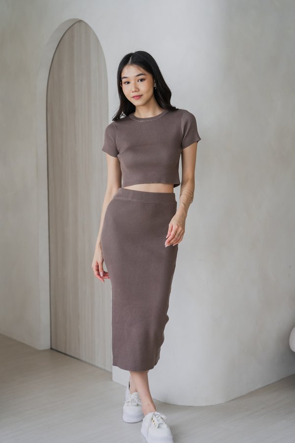 Basinda Knit 2Pcs (Cedar Brown)