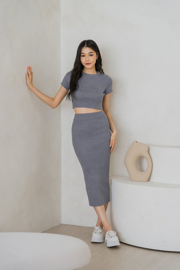 Basinda Knit 2Pcs (Storm Grey)
