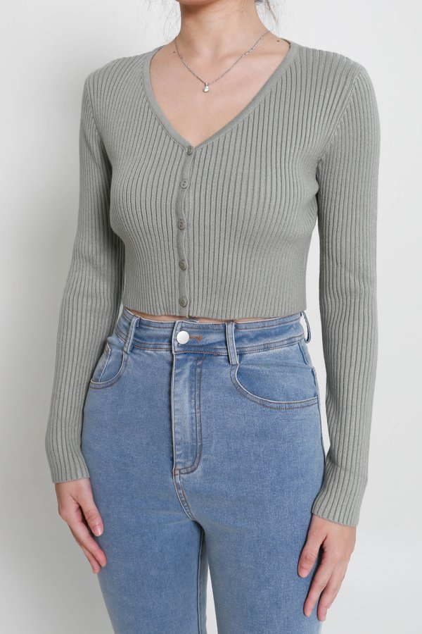 Bera Cardigan (Sage)